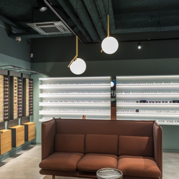 Lichtplan opticien retail